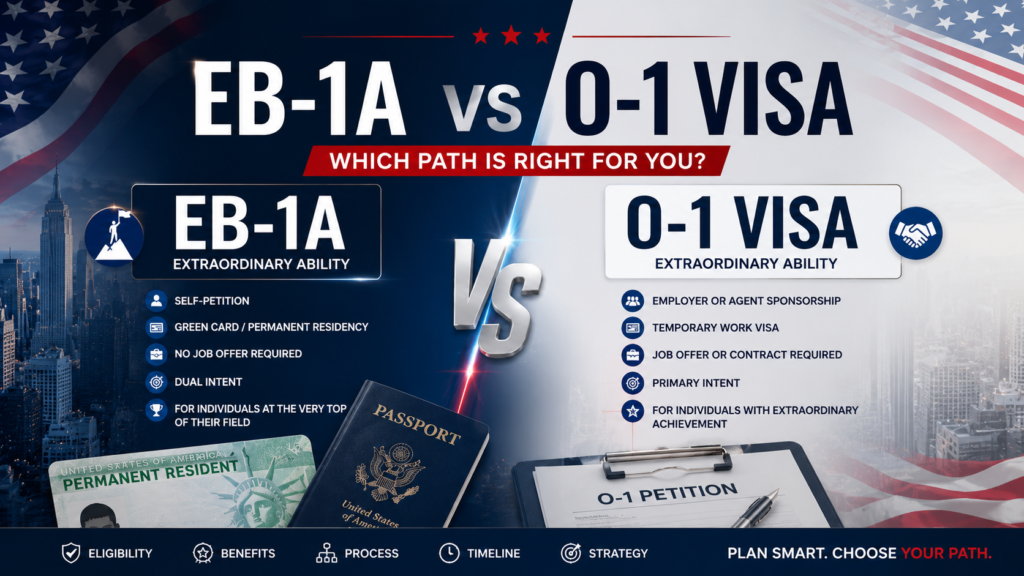 EB-1A vs O-1 Visa: Which Path Is Right for You?