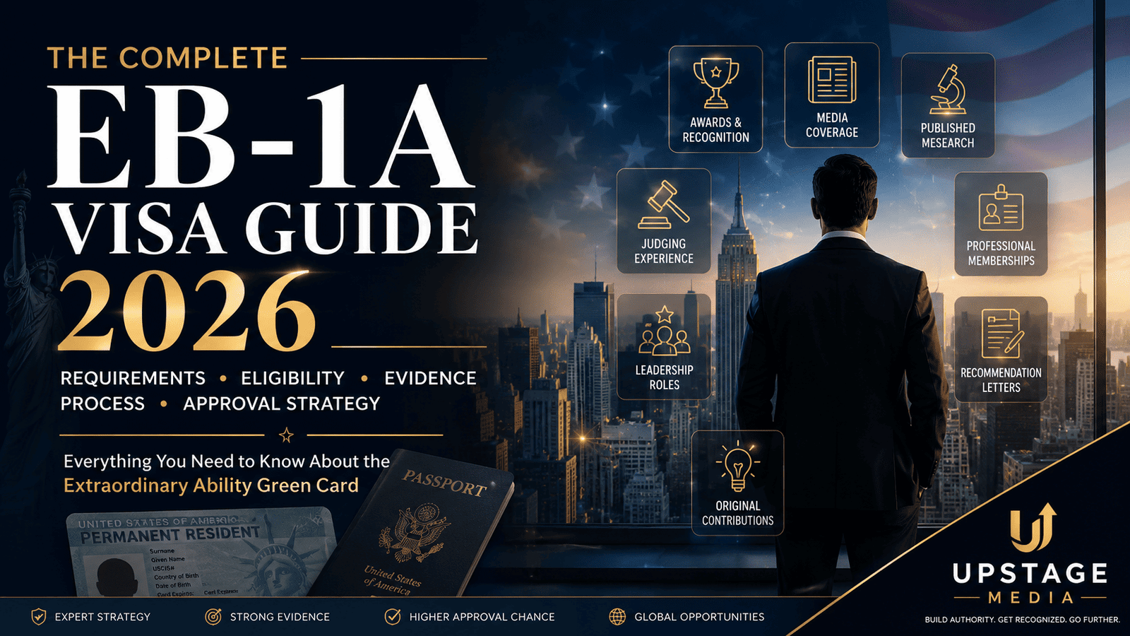 The Complete EB-1A Visa Guide 2026 | Upstage